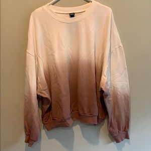 White and Maroon Crewneck